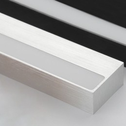 Moderna lampada da parete con specchio frontale in acrilico, illuminazione per il trucco del bagno