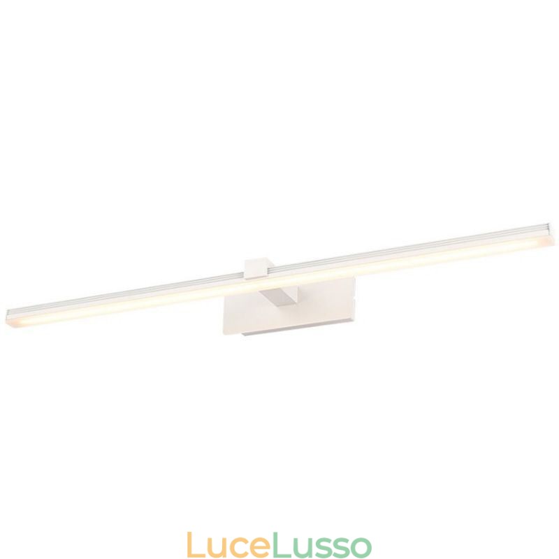 Lampada da parete contemporanea con specchio frontale, illuminazione acrilica per bagno