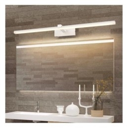 Lampada da parete contemporanea con specchio frontale, illuminazione acrilica per bagno