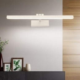 Lampada da parete con luce frontale a specchio in stile nordico, angolo regolabile, per il bagno
