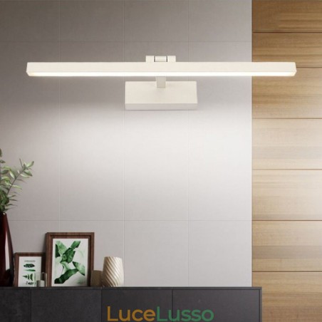 Lampada da parete con luce frontale a specchio in stile nordico, angolo regolabile, per il bagno Lampada da parete con luce frontale a specchio in stile nordico, angolo regolabile, per il bagno