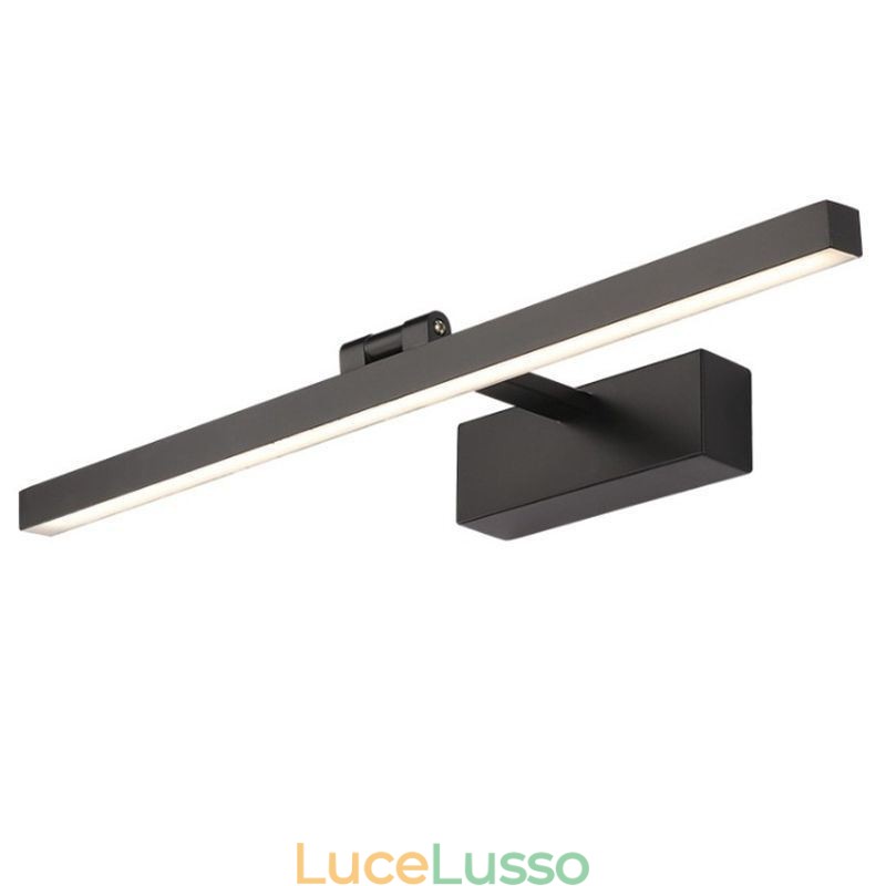 Lampada da parete con luce frontale a specchio in stile nordico, angolo regolabile, per il bagno