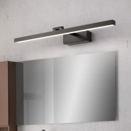 Lampada da parete con luce frontale a specchio in stile nordico, angolo regolabile, per il bagno