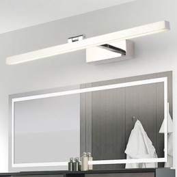 Lampada da parete con luce frontale a specchio in stile nordico, angolo regolabile, per il bagno