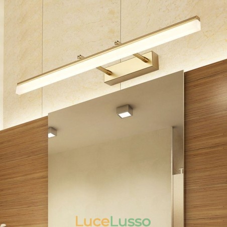 Lampada da parete estensibile in acrilico con specchio frontale, per corridoio del bagno Lampada da parete estensibile in acrilico con specchio frontale, per corridoio del bagno