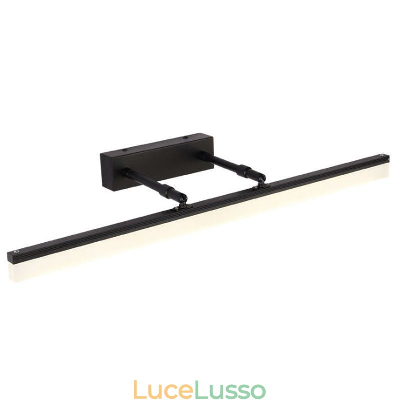 Lampada da parete estensibile in acrilico con specchio frontale, per corridoio del bagno