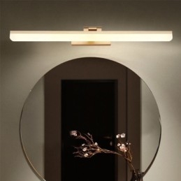 Lampada da parete moderna con specchio frontale, lampada da parete per bagno