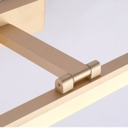 Lampada da parete moderna con specchio frontale, lampada da parete per bagno