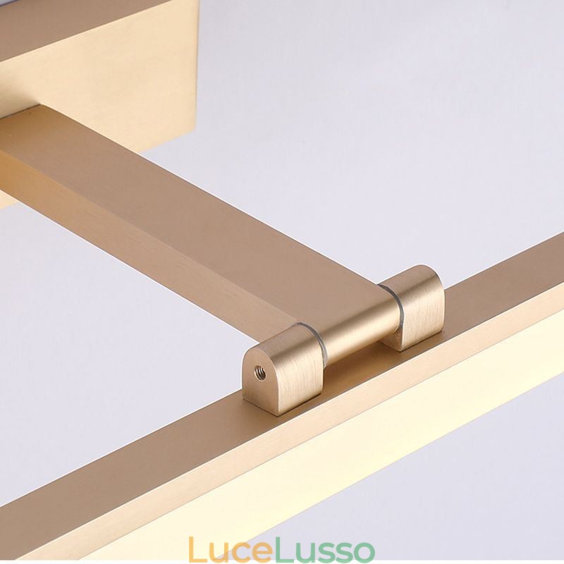 Lampada da parete moderna con specchio frontale, lampada da parete per bagno