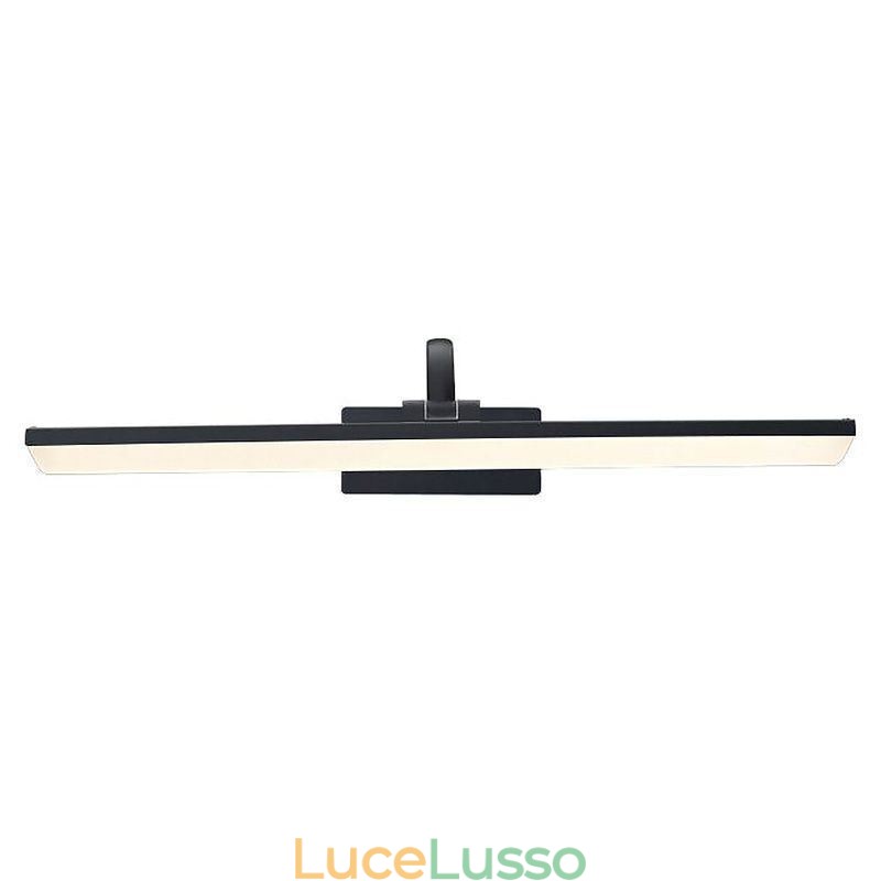 Moderna lampada da parete con specchio frontale, luce regolabile, luce per il trucco del bagno
