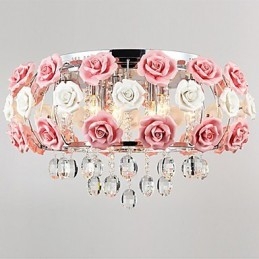 Country Crystal Metallo elettroplaccato Montaggio a filo