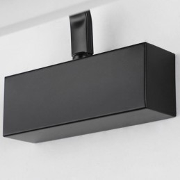 Moderna lampada da parete con specchio frontale, luce regolabile, luce per il trucco del bagno