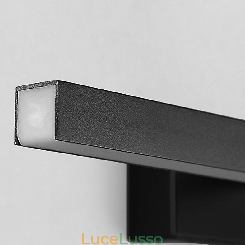 Applique da parete con luce frontale a specchio in stile nordico, angolo regolabile, per bagno