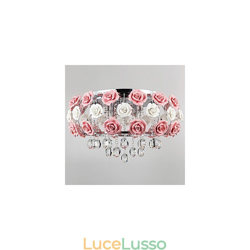 Country Crystal Metallo elettroplaccato Montaggio a filo