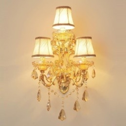 Lampada da parete di lusso Elegante lampada da parete Decorazione lampada da comodino Illuminazione