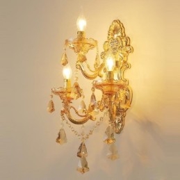 Lampada da parete di lusso Elegante lampada da parete Decorazione lampada da comodino Illuminazione