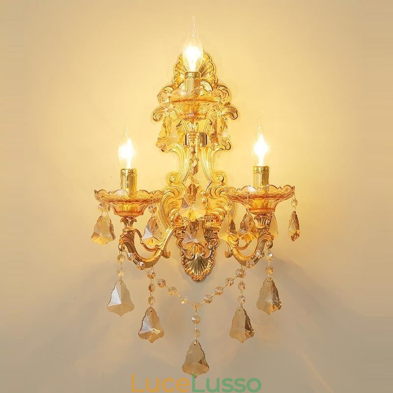 Lampada da parete di lusso Elegante lampada da parete Decorazione lampada da comodino Illuminazione