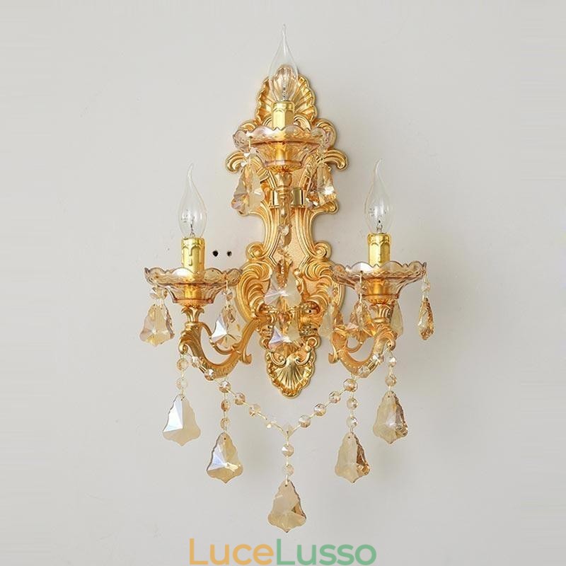 Lampada da parete di lusso Elegante lampada da parete Decorazione lampada da comodino Illuminazione