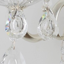 Lampada da parete europea Applique da parete in cristallo Decorazione Luce Applique Illuminazione