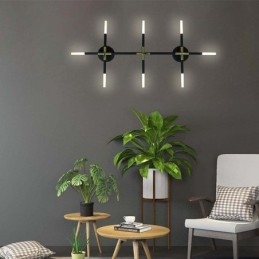 Applique da parete con giunzione bianco caldo, applique da parete creativa, lampada combinata fai da te