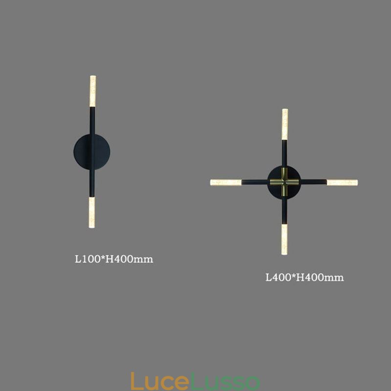 Applique da parete moderna minimalista bianco caldo applique da parete creativa