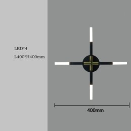 Applique da parete moderna minimalista bianco caldo applique da parete creativa