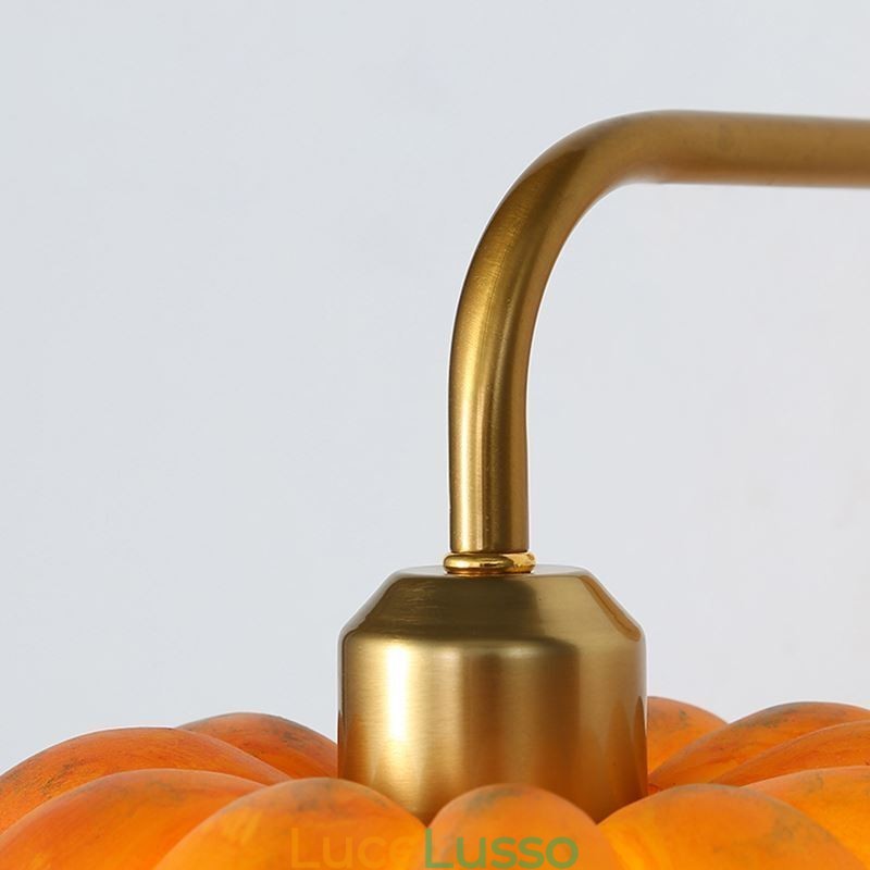 Applique da parete in zucca Lampada da parete retrò giapponese