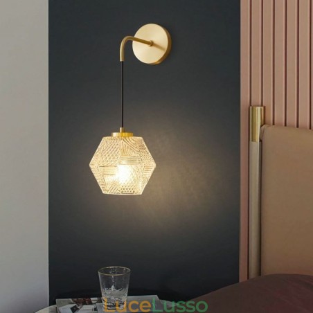 Applique moderna Lampada da parete creativa in vetro Applique moderna Lampada da parete creativa in vetro
