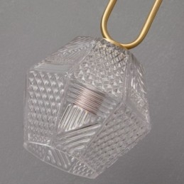 Applique moderna Lampada da parete creativa in vetro