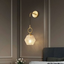 Applique moderna Lampada da parete creativa in vetro