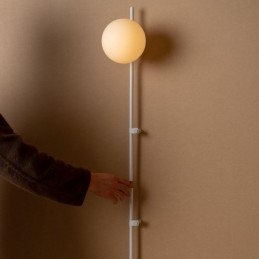 Applique da parete a globo, illuminazione Mid Century Magic Bean, lampada da parete con spina