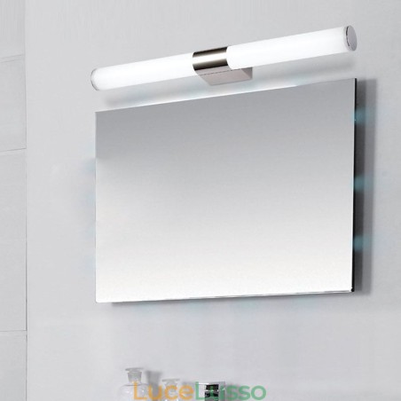 Lampada da parete moderna in acciaio inox con specchio, luci da bagno, applique da parete Lampada da parete moderna in acciaio inox con specchio, luci da bagno, applique da parete