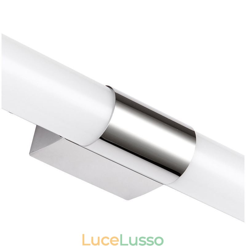 Lampada da parete moderna in acciaio inox con specchio, luci da bagno, applique da parete