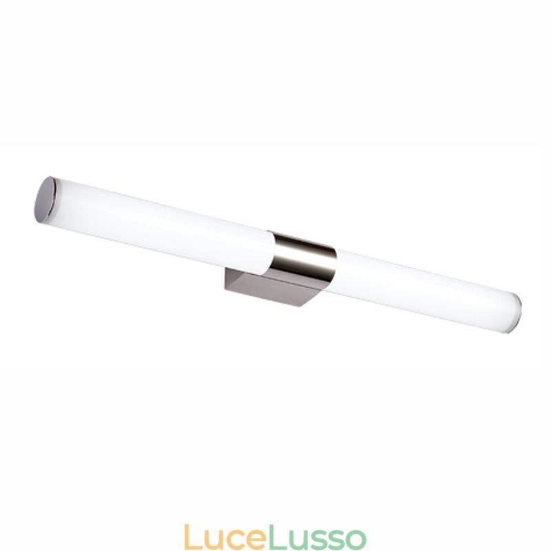 Lampada da parete moderna in acciaio inox con specchio, luci da bagno, applique da parete