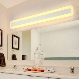 Nuovo specchio da parete moderno in acrilico cosmetico per il bagno