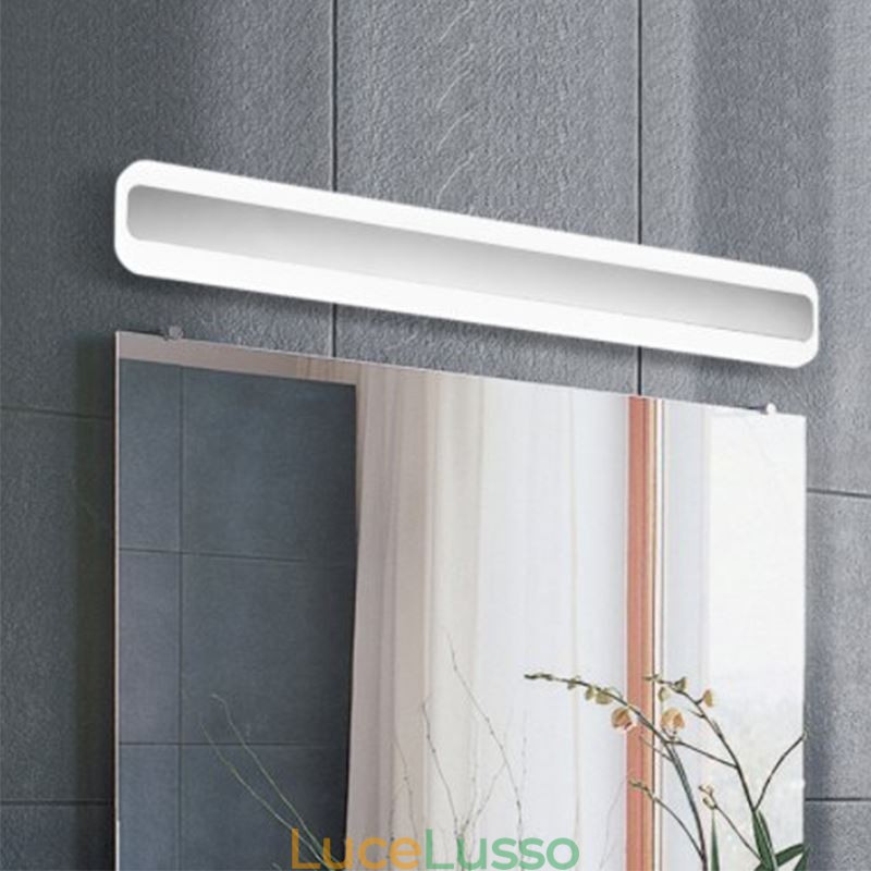 Nuovo specchio da parete moderno in acrilico cosmetico per il bagno