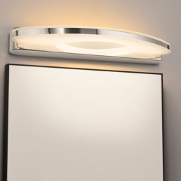 Moderna illuminazione a specchio Applique da parete Illuminazione per bagno Acciaio inossidabile
