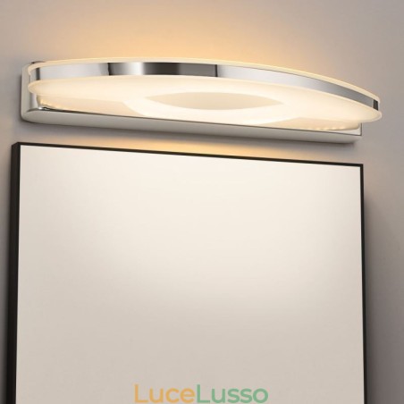 Moderna illuminazione a specchio Applique da parete Illuminazione per bagno Acciaio inossidabile Moderna illuminazione a specchio Applique da parete Illuminazione per bagno Acciaio inossidabile