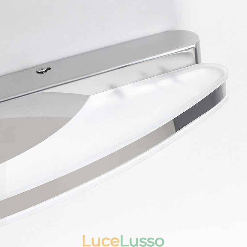 Moderna illuminazione a specchio Applique da parete Illuminazione per bagno Acciaio inossidabile