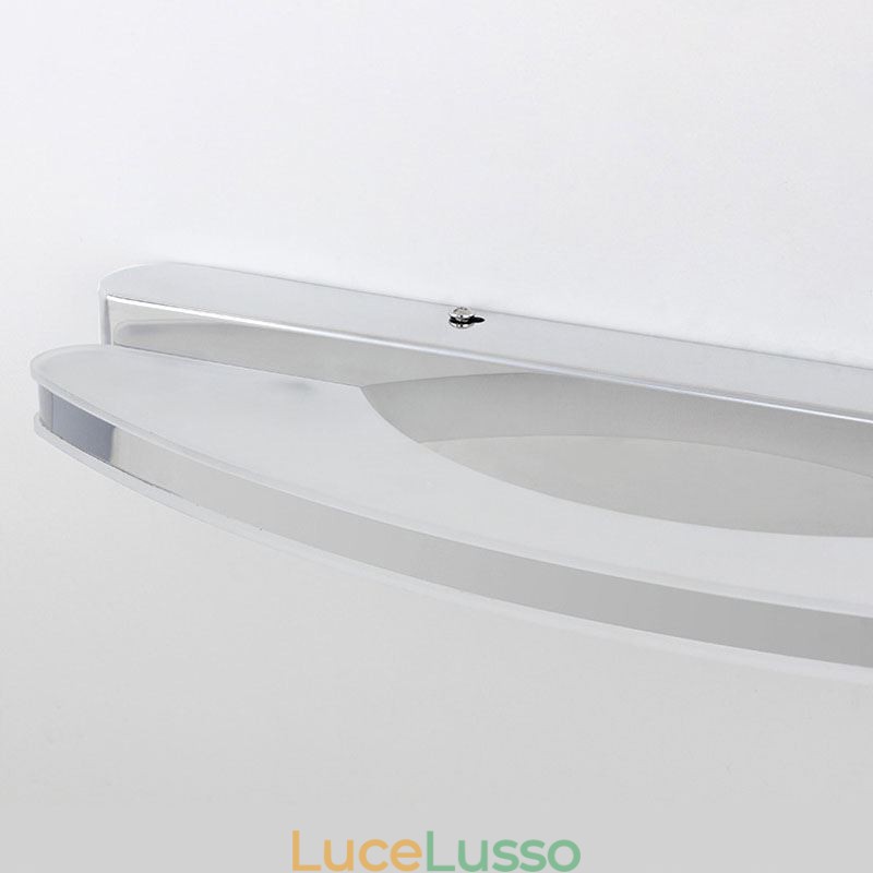 Moderna illuminazione a specchio Applique da parete Illuminazione per bagno Acciaio inossidabile