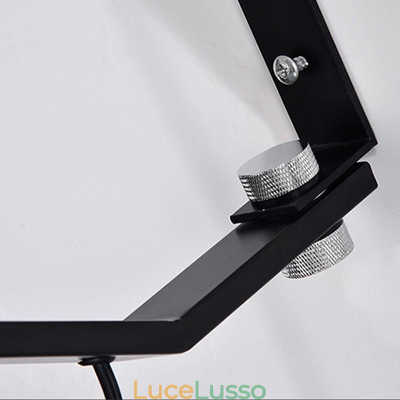 Lampada da parete con braccio a bilanciere singolo, lampada da lettura sul comodino
