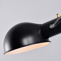 Lampada da parete con braccio a bilanciere singolo, lampada da lettura sul comodino