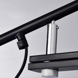 Lampada da parete con braccio a bilanciere singolo, lampada da lettura sul comodino