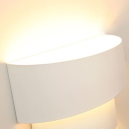 Lampada da parete moderna minimalista a spirale, lampada da comodino