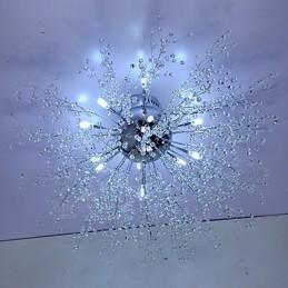 Globo moderno per fuochi d'artificio in metallo cromato a filo GDNS
