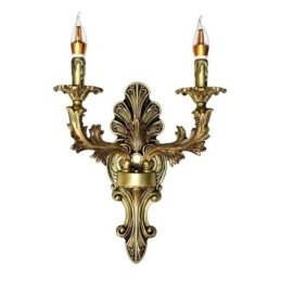 Lampada da parete retrò europea creativa doppia illuminazione per la casa applique da parete illuminazione da comodino