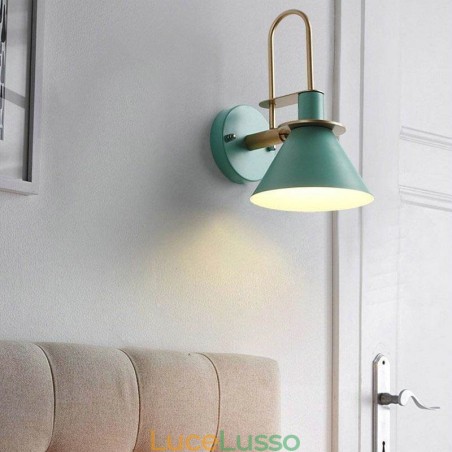 Applique da parete nordica stile Makron Applique da parete Lampada frontale a specchio creativa Applique da parete nordica stile Makron Applique da parete Lampada frontale a specchio creativa
