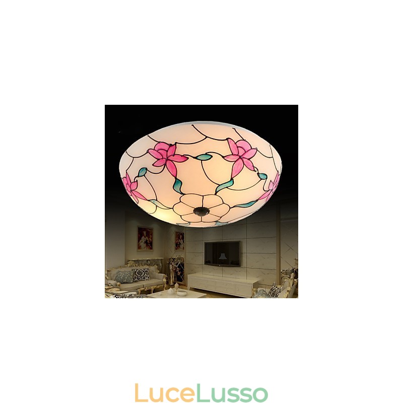 Lampada a cupola con luce assorbi luce in stile europeo tipo soffitto contratto
