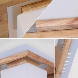 Montaggio a filo Mini Stile Moderno Contemporaneo Legno