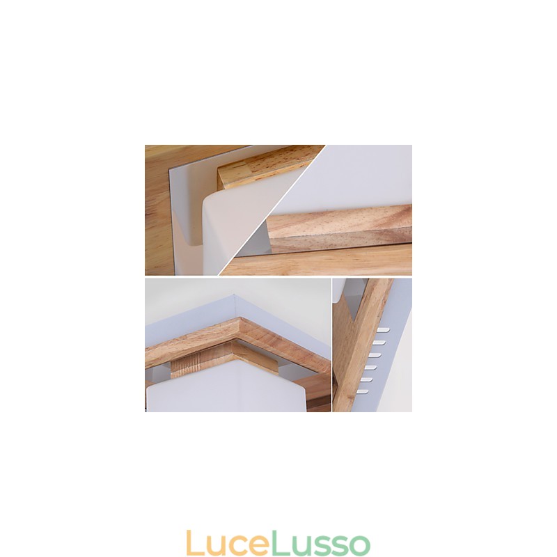 Montaggio a filo Mini Stile Moderno Contemporaneo Legno